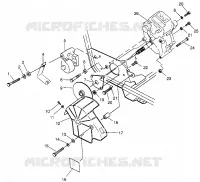 GEARCASE   BRAKE MOUNTING MAGNUM 2X4 W967544 (4936033603B014)