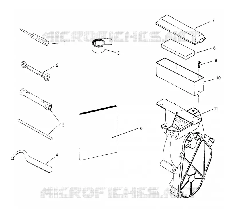 TOOL KIT    440 0962760 (4931743174C004)