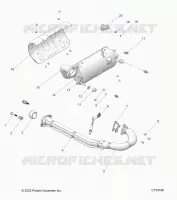 ENGINE, EXHAUST SYSTEM