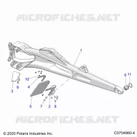 REAR SUSPENSION TRAILING ARMS