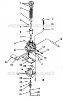 CARBURETOR XLT E940767,  XLT SP E940667    XLT SKS E940567 (49274227420036)