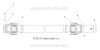 DRIVE TRAIN, FRONT PROP SHAFT