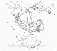 CHASSIS, MAIN FRAME AND SKID PLATES