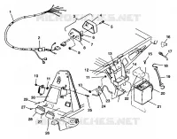 ELECTRICAL/TAILLIGHT XPRESS 300 W98CA28C (4945364536C005)