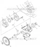 OIL PUMP MAGNUM 4X4 W97AC42A, SWEDISH MAGNUM 4X4 S97AC42E AND NORWEGIAN MAG (4940834083D004)