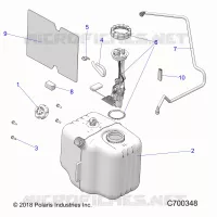 FUEL SYSTEMS, FUEL TANK ASM.