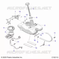 FUEL SYSTEM, FUEL TANK ASM.