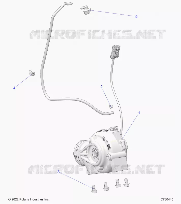 DRIVE TRAIN, FRONT GEARCASE MOUNTING