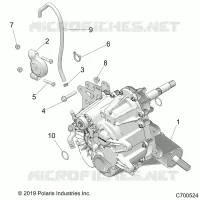 DRIVE TRAIN, MAIN GEARCASE MOUNTING