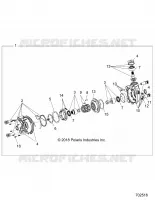 DRIVE TRAIN, FRONT GEARCASE (TO 1/1/2019)