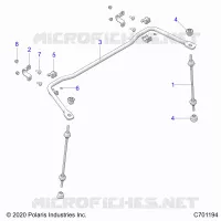SUSPENSION, REAR STABILIZER BAR