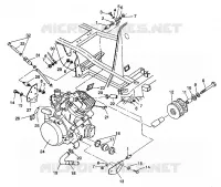 ENGINE MOUNTING 6X6 350L S938739 (4924362436005A)