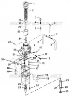 CARBURETOR ULTRA SPX 0975678, ULTRA SPX SE H975678 AND EUROPEAN ULTRA SPX S (4939533953D001)