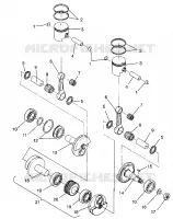 PISTON   CRANKSHAFT SUPER SPORT E940743 (4927372737029A)