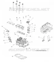 CYLINDER HEAD, CAM AND VALVES