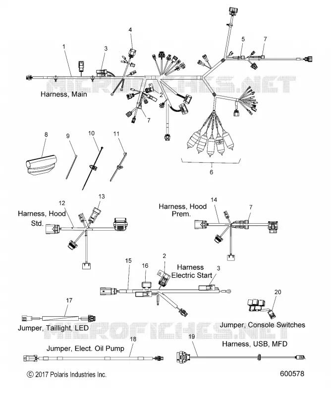 ELECTRICAL, WIRE HARNESS