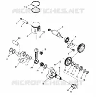 PISTON   CRANKSHAFT 2X4 400L W947540 (4926752675C009)