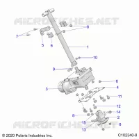 STEERING, STEERING POST  ASM.