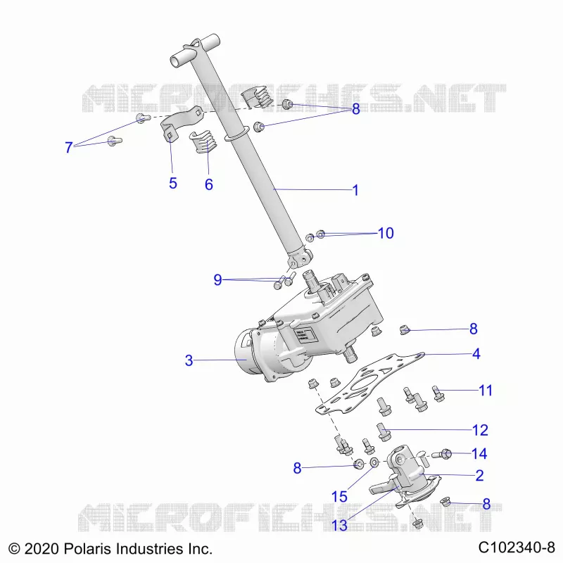 STEERING, STEERING POST  ASM.