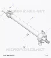 DRIVE TRAIN, PROP SHAFT,MID, BEARING
