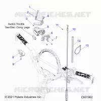 ENGINE, THROTTLE CONTROL ASM.