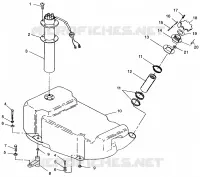FUEL TANK SL 750 B954070 (4930523052A009)