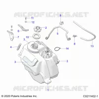 FUEL SYSTEM, FUEL TANK ASM.
