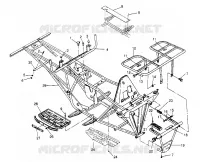 BUMPER / RACKS MOUNTING 6X6 300 W948730 (4926792679A007)