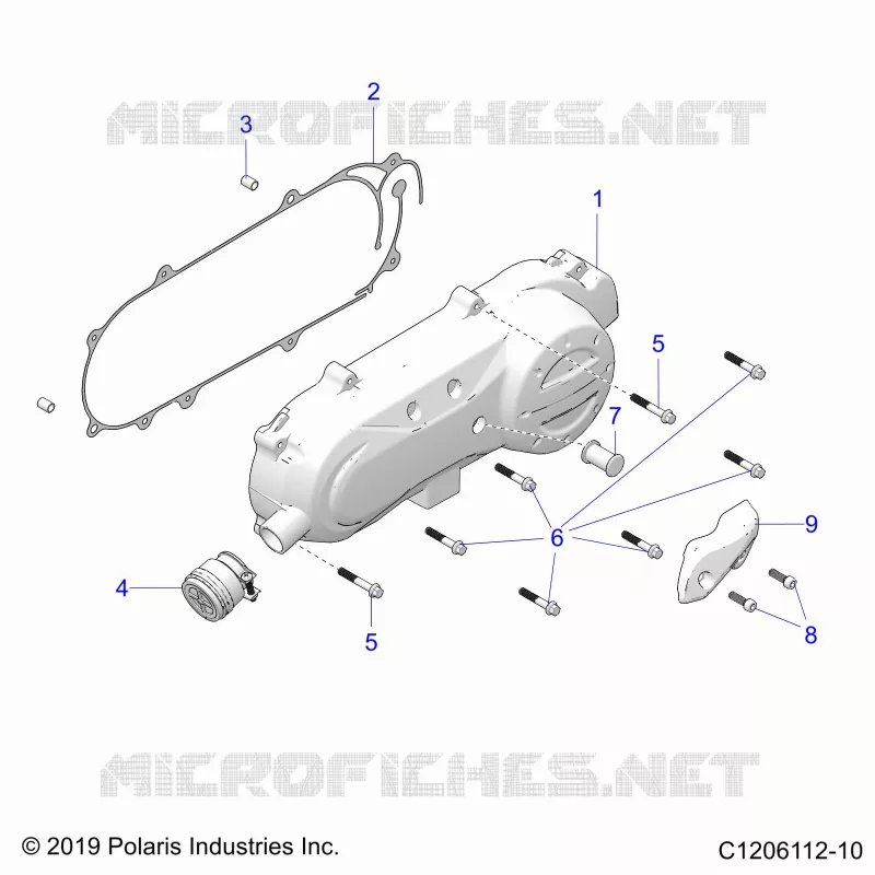 DRIVE TRAIN, CLUTCH COVER AND DUCTING