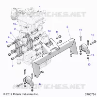 ENGINE, ENGINE MOUNTING