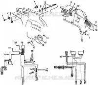 CONSOLE   WIRE HARNESS 600 XCR 0985677 (4943164316A009)
