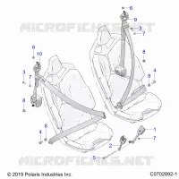 SEAT BELT MOUNTING, STANDARD
