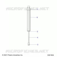 SUSPENSION, REAR SHOCK TRACK