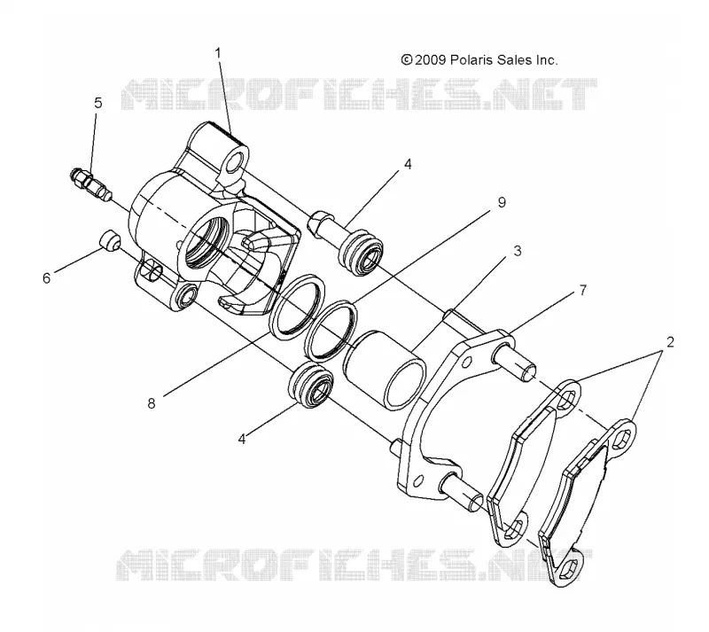 REAR BRAKE CALIPER