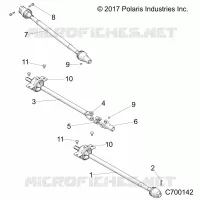 DRIVE TRAIN, FRONT, MID, REAR PROP SHAFT