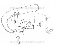 EXHAUST SYSTEM 500 INDY 0982764(A)(B) AND EUROPEAN 500 INDY E982764A (4942104210C005)