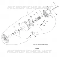 DRIVE TRAIN, PRIMARY CLUTCH