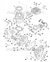 CRANKCASE AND CYLINDER