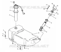 FUEL TANK SL 780 B964087 AND INTL. SL 780 I964087 (4935523552A009)
