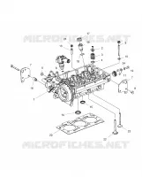CYLINDER HEAD AND PRECOMBUSTION CHAMBER