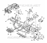 BUMPER / RACKS MOUNTING SPORTSMAN 4X4 / W938039 (4926382638003A)