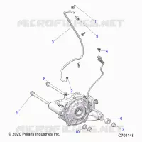 DRIVE TRAIN, FRONT GEARCASE MOUNTING