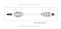 DRIVE TRAIN, REAR DRIVE SHAFT