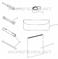 TOOL KIT    600 XCR 0961676 AND EUROPEAN 600 XCR E961676 (4932123212D002)