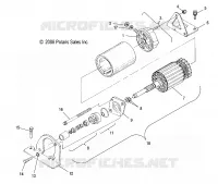 ENGINE, STARTING MOTOR