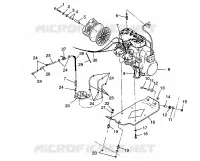 ENGINE MOUNTING 500 INDY 0982764(A)(B) AND EUROPEAN 500 INDY E982764A (4942104210C002)