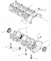 CRANKCASE ASSEMBLY XLT SPECIAL (XTRA) 0946767 (4927112711031A)
