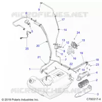BODY, FUEL LINES, EVAP