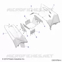 REAR BODYWORK CAB AND HEAT SHIELDS