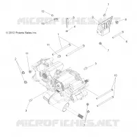 DRIVE TRAIN, MAIN GEARCASE MOUNTING
